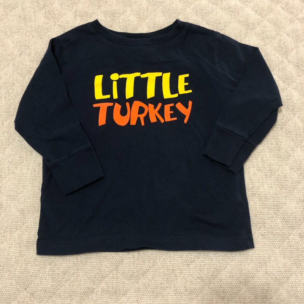Thanksgiving Little Turkey long sleeve shirt